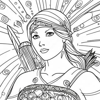 Arrow Coloring Pages