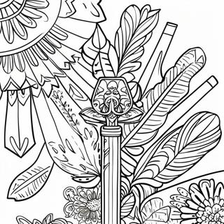 Colorful Arrow Designs Coloring Page 33103-26663