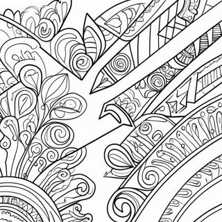 Colorful Arrow Designs Coloring Page 33103-26664