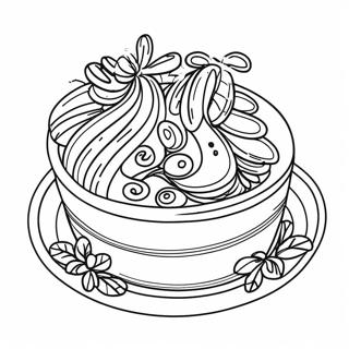 Pasta Coloring Pages