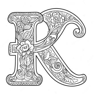 Alphabet For Adults Coloring Pages