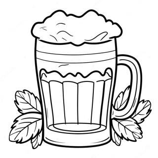 Oktoberfest Beer Mug Coloring Page 33132-26679