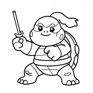 Ninja Turtle Christmas Coloring Pages