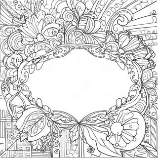 Festive Banner Coloring Page 33233-26765