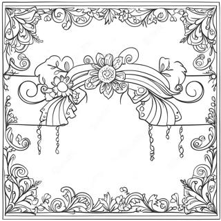 Festive Banner Coloring Page 33233-26768