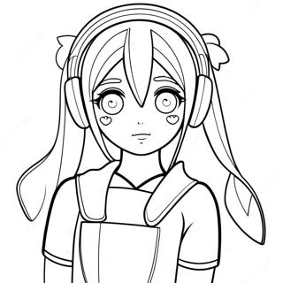 Vocaloid Coloring Page 33242-26770