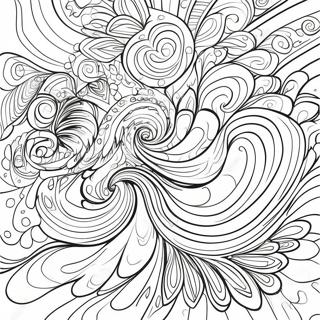 Swirled Colorful Marble Coloring Page 33253-26778