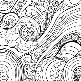 Swirled Colorful Marble Coloring Page 33253-26779