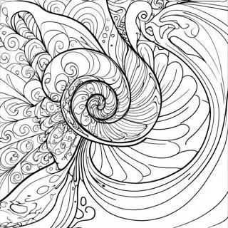 Swirled Colorful Marble Coloring Page 33253-26780