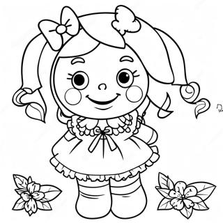 Raggedy Ann Coloring Page 33272-26794