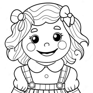 Raggedy Ann Coloring Page 33272-26796