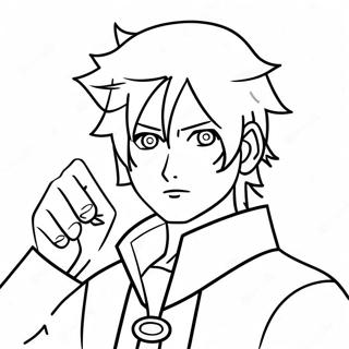 Minato Coloring Pages