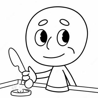 Baldi Coloring Pages