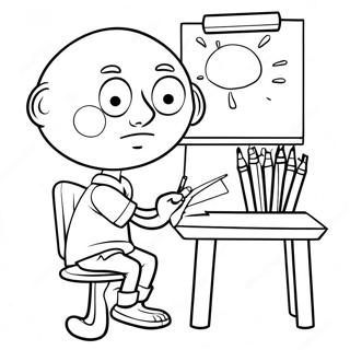 Baldi In The Classroom Coloring Page 33303-26822