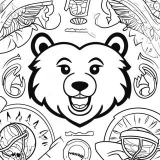 Memphis Grizzlies Logo Coloring Page 33312-26832