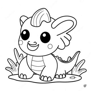 Cute Minecraft Axolotl With A Happy Face Coloring Page 33353-26862