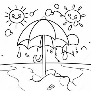 Fun Water Cycle Activity Coloring Page 33363-26870