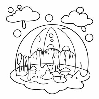 Fun Water Cycle Activity Coloring Page 33363-26871