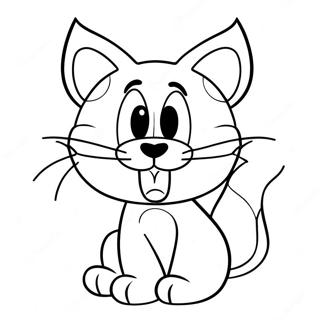 Funny Sylvester The Cat Coloring Page 33373-26877