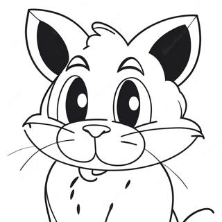 Funny Sylvester The Cat Coloring Page 33373-26878