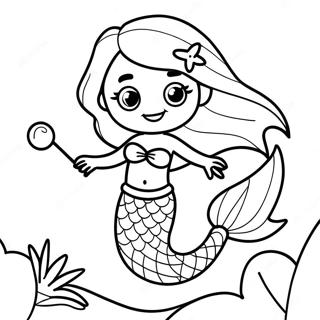 Lol Mermaid Coloring Page 33392-26891