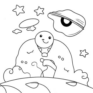 Night Sky Coloring Page 33422-26910