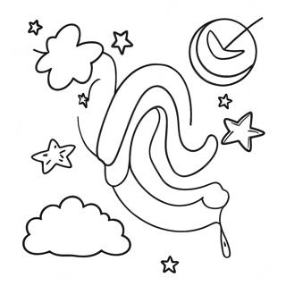 Night Sky Coloring Page 33422-26911