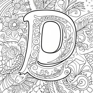 Joyful Letter J Coloring Page 3342-2765