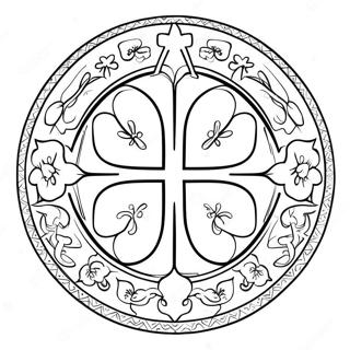 4 H Logo Coloring Page 33452-26935