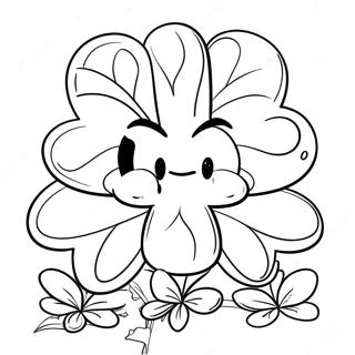 4 H Clover With Animals Coloring Page 33453-26938