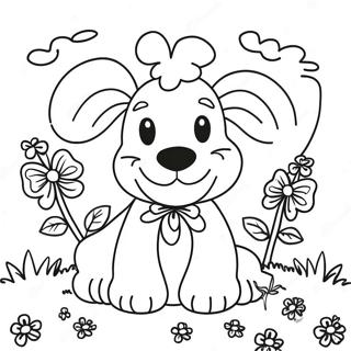 4 H Clover With Animals Coloring Page 33453-26940