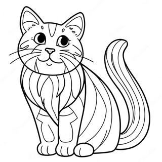 Calico Cat Coloring Page 33462-26947