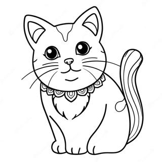 Calico Cat Coloring Page 33462-26948