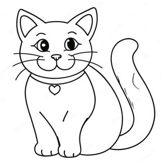 Calico Cat Coloring Pages