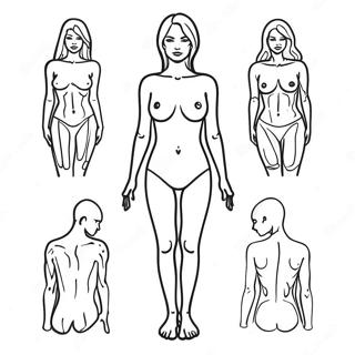 Body Outline Coloring Pages