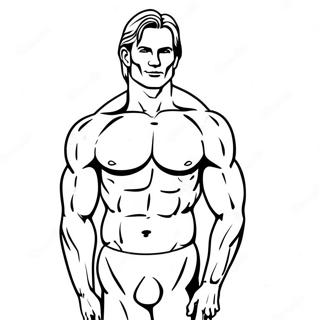 Body Outline Coloring Page 33482-26955