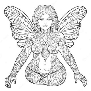 Detailed Body Outline Coloring Page 33483-26962