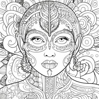 Detailed Body Outline Coloring Page 33483-26963