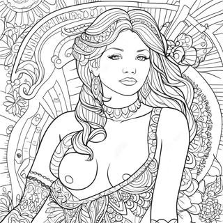 Detailed Body Outline Coloring Page 33483-26964