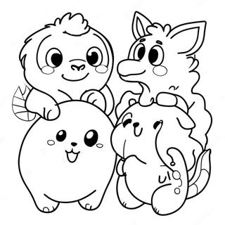 Adorable Animals Coloring Page 33503-26980