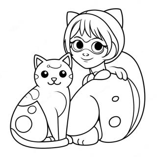 Ladybug And Cat Noir Coloring Page 33532-26999