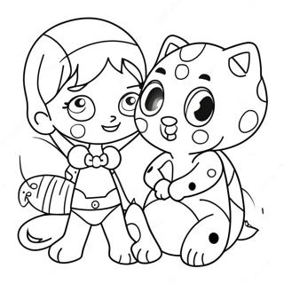 Ladybug And Cat Noir Coloring Page 33532-27000