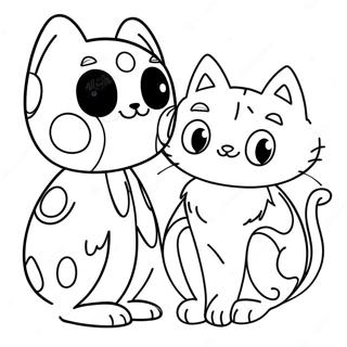 Adventurous Ladybug And Cat Noir Coloring Page 33533-27001