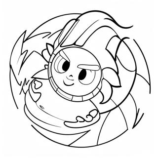 Spryzen Beyblade Coloring Pages