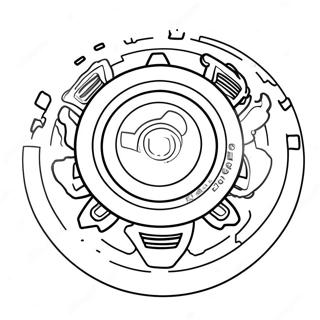 Spryzen Beyblade Coloring Page 33542-27006