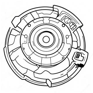 Dynamic Spryzen Beyblade Coloring Page 33543-27010