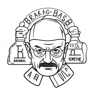 Breaking Bad Logo Coloring Page 33572-27030