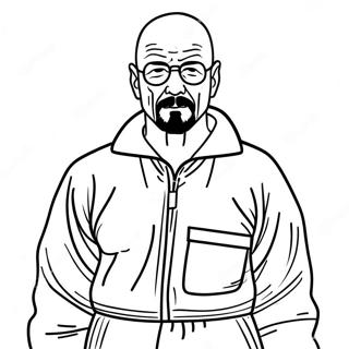 Walter White In Hazmat Suit Coloring Page 33573-27035