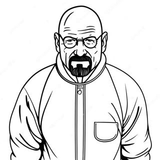 Walter White In Hazmat Suit Coloring Page 33573-27036