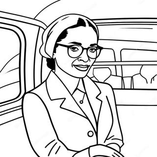 Rosa Parks Brave Stand Coloring Page 33583-27041